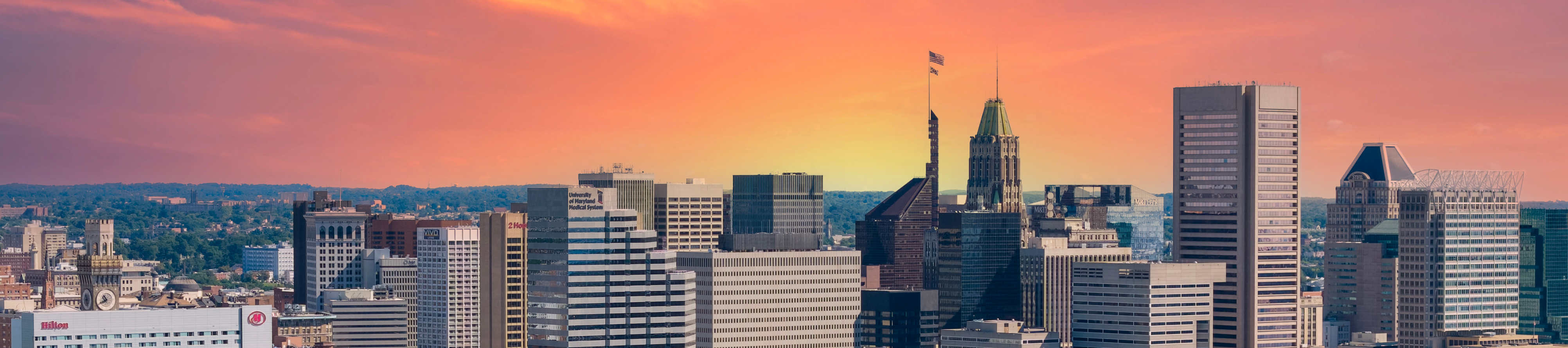 Baltimore City Skyline